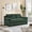 Dark Green, variant on 74" Orange Corduroy Loveseat Sofa, Modern 2-Seater Couch for Living Room, Bedroom and Small Spaces, Comfy Velvet Seat with Pillow Top Arms
