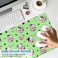 thumbnail image 4 of Long Mouse Pads for Desk,Green Cow Spot Pattern Desk Mats on Top Of Desks, Desk Mouse Pad Extra Large with 3mm Non-Slip Base and Stitched Edge for Gaming,Office,Work,Home 31.5"x15.7", 4 of 6
