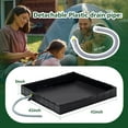 thumbnail image 3 of Portable Shower Pan, 41" x 41" x 5" Foldable Shower Base & Basin Floor with Detachable Drain Pipe, Ideal for RV, Outdoor,Indoor Shower Stall Enclosures, 3 of 7