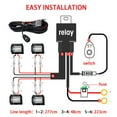 thumbnail image 6 of Versatile LED Light Bar Wiring Harness Kit, 300W 2 Leads 16 AWG, Off Road Vehicles, On & Off, 6 of 7