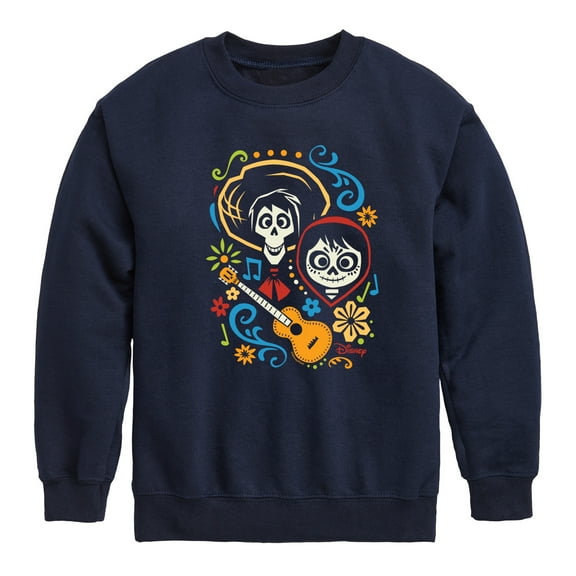 Coco - Hector And Miguel - Toddler And Youth Crewneck Fleece Sweatshirt