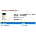 thumbnail image 2 of Oil Filter - Compatible with 2020 - 2022 Audi Q7 3.0L V6 DCBD 2021, 2 of 2
