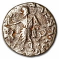 thumbnail image 4 of Indo-Scythian Silver Drachm (c.58 BC) XF (Money of the Bible), 4 of 4