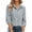 Grey, variant on Women's Linen Shirt, Long Sleeve Casual Oversized Button Down Blouse, Solid Color Collared V Neck Loose Fit Top for Spring, Summer, Fall and Daily Wear Green XXL