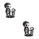 thumbnail image 1 of Billuyoard Resin Sugar Skull Couple Figurine Statue Valentine Desk Decor Gifts Ornament 2piezas padre hijo, 1 of 1