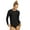 Black, variant on Women's L/S UPF 50+ Comfort Fit Rash Guard, Crew Neck, Long Sleeve (Women’s)