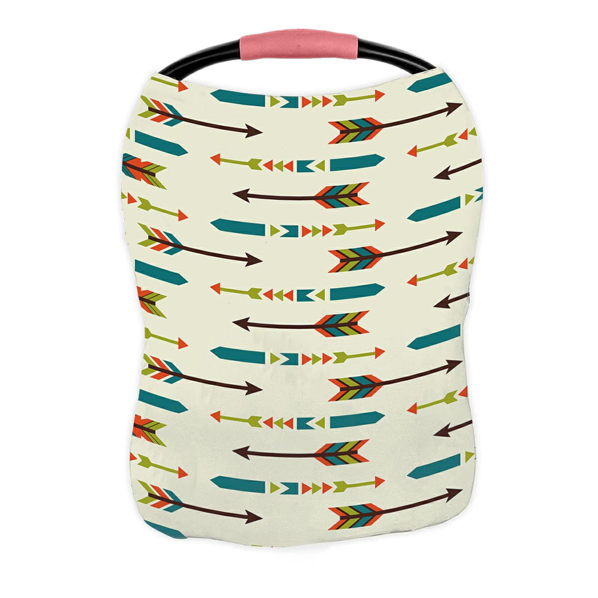 ABPHQTO Ethnic Arrows Pattern Design Nursing Cover Baby Breastfeeding Infant Feeding Cover Baby Car Seat Cover Infant Stroller Cover Carseat Canopy Breathable