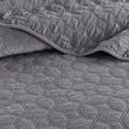 thumbnail image 3 of Madison Park Harper 3 Piece Coverlet Set Grey FullQueen, 3 of 3