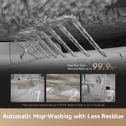 Dreame X50 Ultra White Cleaning Bundle, Robot Vacuum and Mop, Auto-Empty, Mop Self-Cleaning, 20KPa Suction, Obstacle Avoidance and 360° Navigation, Corner to Edge Deep Cleaning, Detangling Brush