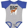 thumbnail image 3 of Inktastic My Big Brother is a Saint Bernard Boys or Girls Baby Bodysuit, 3 of 5