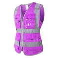 thumbnail image 3 of CNKOO  Safety Vest for Women with Pockets  Reflective Work Vest Breathable  Durable High Visibility Vest   Reflective Safety Vest  Industrial Vest  Breathable Vest  Lightweight Constructi, 3 of 4