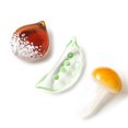 thumbnail image 1 of Mini estatuilla de vidrio de simulación de frutas y verduras artificiales de vidrio, para decoración de hogar, oficina, Bar, boda, 3 uds., 1 of 5