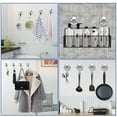 thumbnail image 4 of Wekvgz Suction Cup Hooks 2PCS Heavy Duty Suction Cup Hooks for Shower Wall, Shower Hooks for Indoor Shower, Towel, Robe and Loofah Hook, Polished Plated, Silver hook, 4 of 9