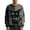 Gray |#12, variant on Halloween Sweater Men Spooky Pumpkin Face Patchwork Vintage Hoodie Stitched Print Winter Sweatshirt Warm Holiday Costumes White 2XL