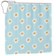 thumbnail image 2 of Sigee Daisies Flowers for Waterproof Fabric Shower Curtain 72" W x 72" H for Bathroom Shower Curtain, 2 of 5