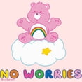 thumbnail image 2 of Toddler's Care Bears No Worries Rainbow Cheer Bear Graphic Tee Light Pink 4T, 2 of 3