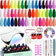 thumbnail image 1 of Kit de esmaltes de uñas en gel VANREESA, 42 unidades con luz UV, 24 colores, 1 of 7