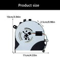 CPU Cooling Fan DC5V 0.45A 4Pin Laptop CPU Coolers Radiators for 15 ...