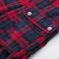 thumbnail image 6 of Plaid Skirt Women Knee Length Wool Pleated Skirt High Waisted Relaxed Fit Tartan Skirt Spring Fall Red XXXXXL, 6 of 8