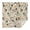 Paw Prints and, variant on Music Bulldog Square Tablecloth,Waterproof Square Table Cover,Wipeable Spillproof Washable Table Cover for Home Kitchen Party Decor 42"X42"(107x107cm)