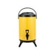 thumbnail image 1 of Inteprter Barriles aislantes de acero inoxidable de gran capacidad para almacenamiento de té imprescindibles para los amantes del té Teteras amarillo, 1 of 6