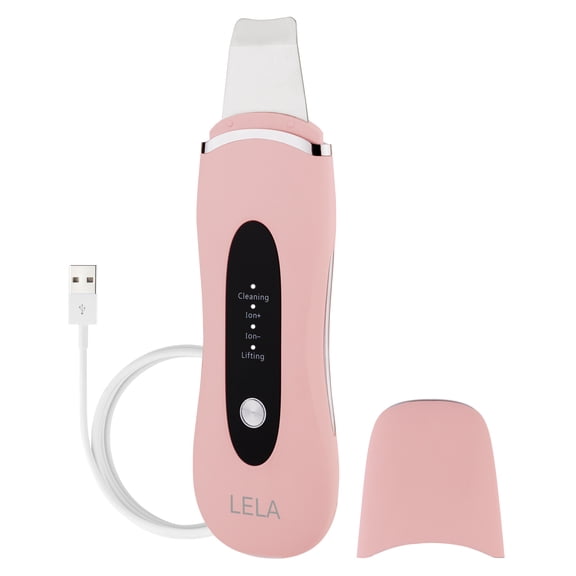 Spa Sciences Lela 4-in-1 Ultrasonic Skin Spatula, Pink