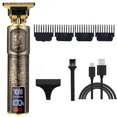 thumbnail image 1 of Cortapelos para hombre, recortadora inalámbrica con cuchilla en T y precisión de corte sin separación, kit de cuidado de barba y cabello recargable por USB de 3 velocidades., 1 of 5