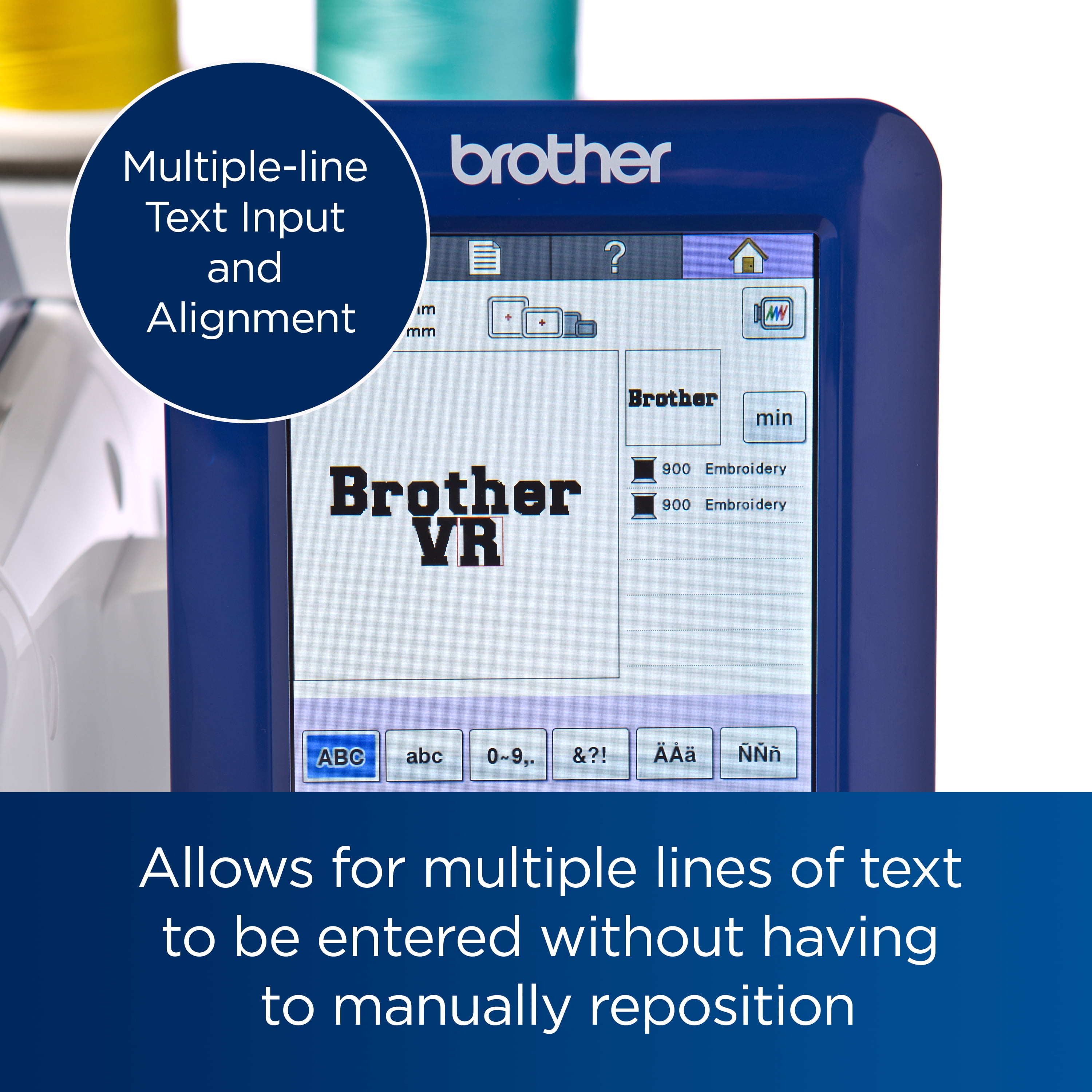 Brother Persona PRS100 Single Needle Embroidery Machine with 4-Spool Thread Stand