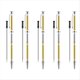 thumbnail image 1 of Kit de 5 Bolígrafos Delgados para Torneado de Madera, Bolígrafo Giratorio de 7 mm con Recarga, Ideal para Regalos de Bricolaje (Plata), 1 of 8