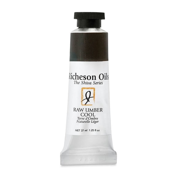 Shiva Signature Artist Oil Color - Raw Umber Cool, 1.25 oz Tube