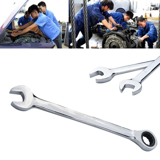 Vaidha Spanners Ratcheting Combination Hand Tool Wrench Kit Repairing Home Garden
