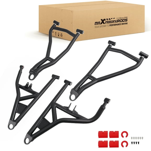 maXpeedingrods Front A Arms for Polaris RZR XP 1000 / Turbo 2014-2023, 1.5" Additional Ground Clearance