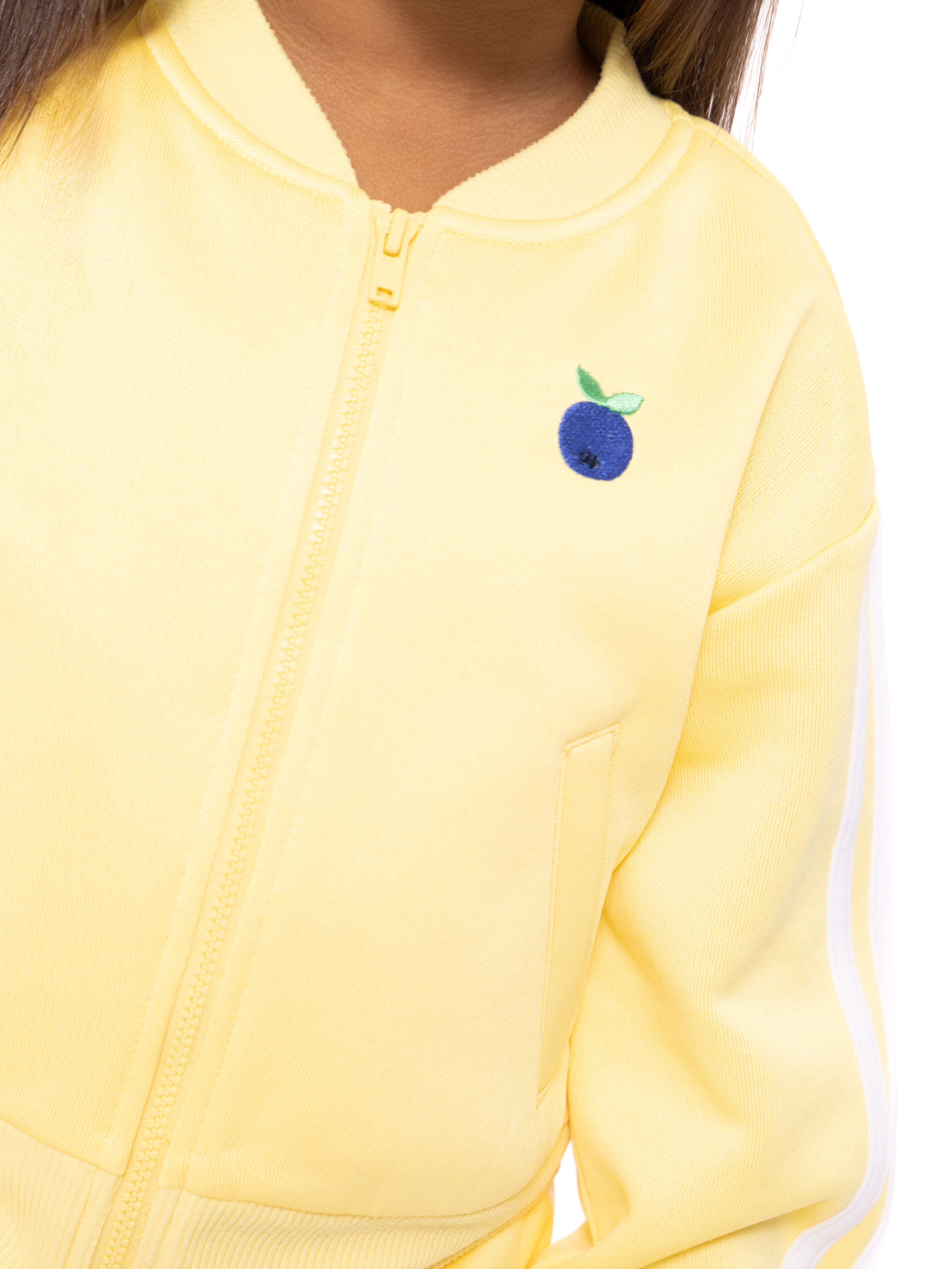 Wonder Nation Toddler Girls Full Zip Athletic Jacket, Sizes 12M-5T