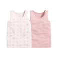 thumbnail image 2 of akafmk 2-Pack Tank Tops for Boys and Girls Cotton Cute Print Mesh Crew Neck Summer Casual Breathable Sleeveless Tops 1-12 Years, 2 of 5