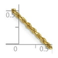 thumbnail image 5 of 14K Yellow Gold Rope Chain Necklace 14 inch 1.75 mm Diamond-cut with Lobster Clasp, 5 of 5