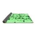 thumbnail image 2 of Ahgly Company Indoor Rectangle Abstract Emerald Green Modern Area Rugs, 8' x 10', 2 of 4
