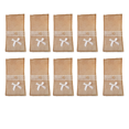 thumbnail image 1 of Juego de 10 bolsas para cubiertos rústicas reutilizables para poner en la mesa MFZFUKR CPB-CJZ131-2, 1 of 5