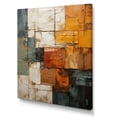thumbnail image 2 of Designart "Earthy Euphony Hardedge Art wall decor I" Abstract Canvas Art Print, 2 of 5