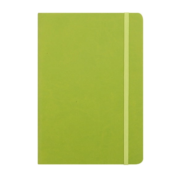 A5 Soft Cover Classic Notebook – Lined/Ruled, 200 Pages, Lemon Green, Ideal for Journaling, Note Taking, and Everyday Writing