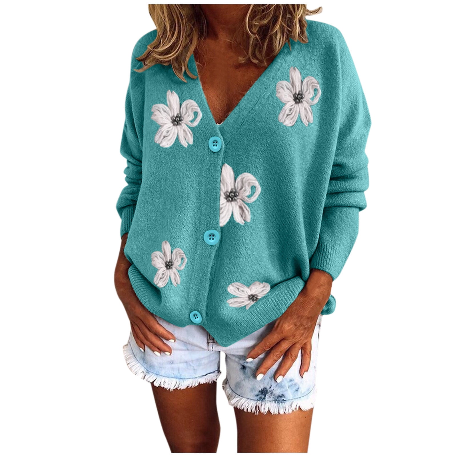 Knitwear Single-breasted Love Sweater 