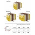 thumbnail image 2 of Yellow Brown Toaster Cover 2 Slice, Small Kitchen Appliance Covers, Farmhouse Wood Grain Vintage Striped Toaster Oven Cover with Loop, Bread Machine Cover Polyester Dust Cover Protection, 2 of 4