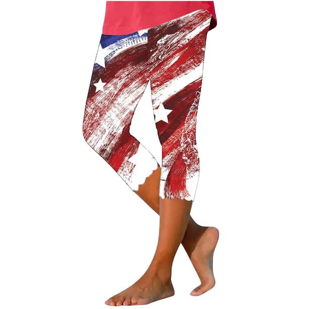Pantalones de Yoga de Mujer Capris Impreso Casual Elástico, Pantalones de Yoga de Mujer de Cintura Alta para Todo el Uso de Temporada