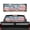 American Flag Eagle Print with Rose, variant on Psesaysky Mermaid Scale Ombre Pattern Truck Rear Window Decal, Waterproof Vinyl Wrap, Easy Installation Easy to Install Pickup Car Window Stickers Quick Install