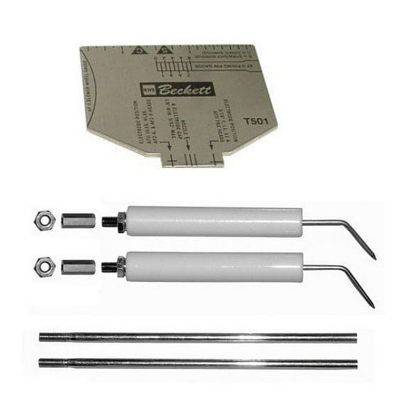 Beckett 5780 Electrode Set Optimal Ignition Solution for AF, AFG, and SR Burners with Air Tubes