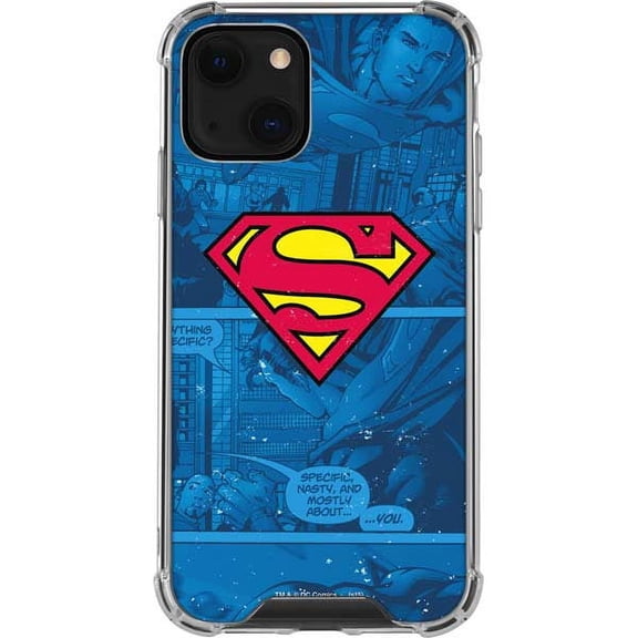 Skinit DC Comics Superman Logo iPhone 13 Clear Case