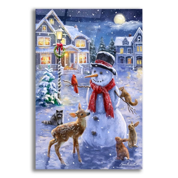 Epic Art 'Christmas Cuties' by Ali Corti, Acrylic Glass Wall Art, 16"x24"