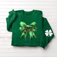 thumbnail image 5 of St Patricks Day Sweatshirts Women Crewneck Irish Shamrock Graphic Hoodless Sweatshirt Womens Casual Round Neck Loose Fits Lightweight Comfy Sweatshirt, 5 of 5