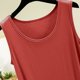 thumbnail image 5 of mfyjkho Camisetas Sin Mangas De Talla Grande, Camiseta Sin Mangas Holgada Informal Con Cuello Redondo Y Costuras Lisas Para Mujer Tops Casuales Para Mujer M, 5 of 7