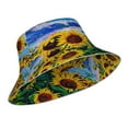 thumbnail image 2 of Balery Landscape With Sunflowers Bucket Hats Fashion Sun Cap Packable Outdoor Fisherman Hat For Women And Men, 2 of 9