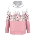 thumbnail image 6 of Bovemsi Sweatshirt for Women Retro Fashion Print Loose Large Sized Casual Long Sleeved Hoodie Comfort Hoodie, 6 of 9